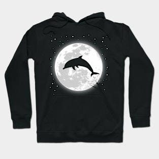 Dolphin moon Hoodie